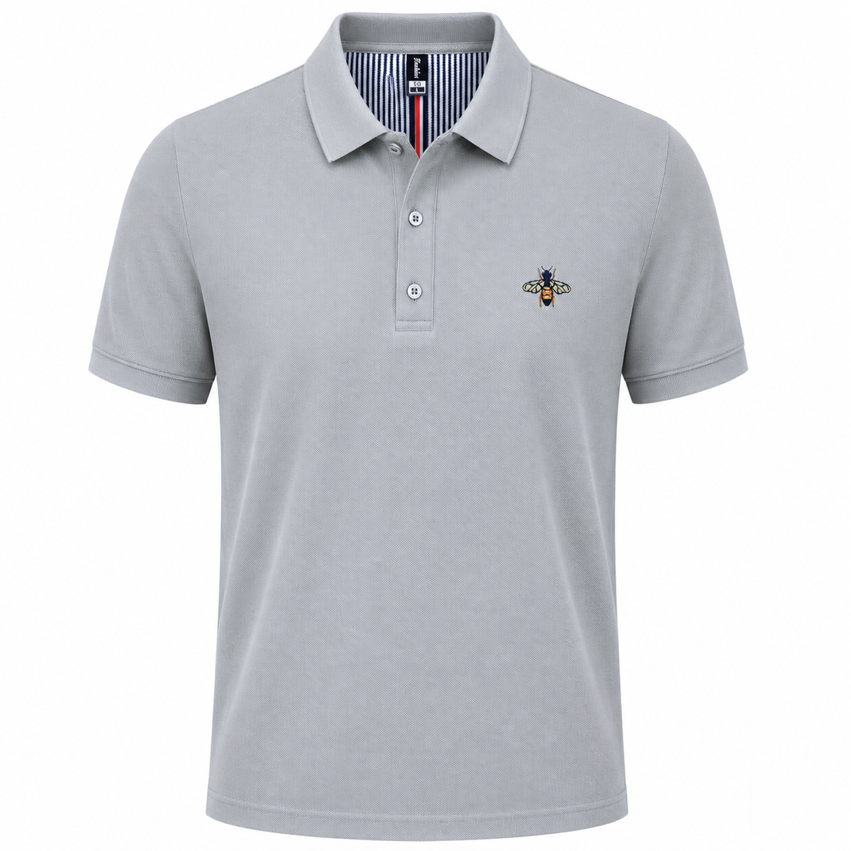 Herren T-Shirt mit Bienen-Stickerei